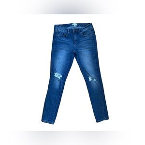 Kendall & Kylie blue ripped skinny jeans